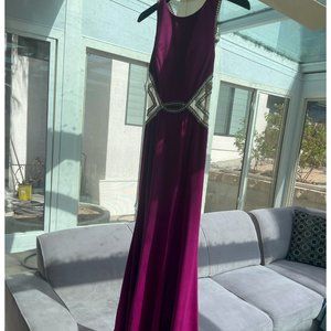 Pink Beaded Dress Size 4 Abby Paris